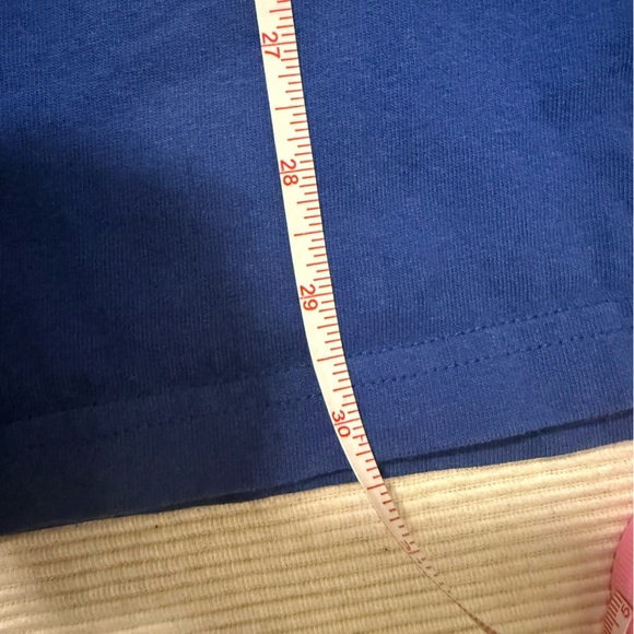 American Giant XXL Graphic Tee Shirt “American Made” USA Flag Patch Blue - Picture 7 of 8